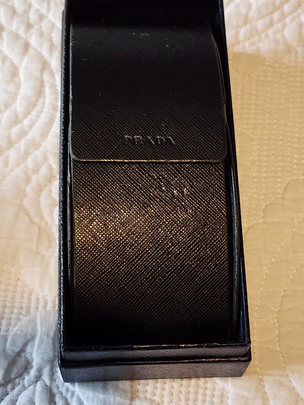 Vintage Prada Oversized Shield Sunglasses in Black - Picture 14 of 14